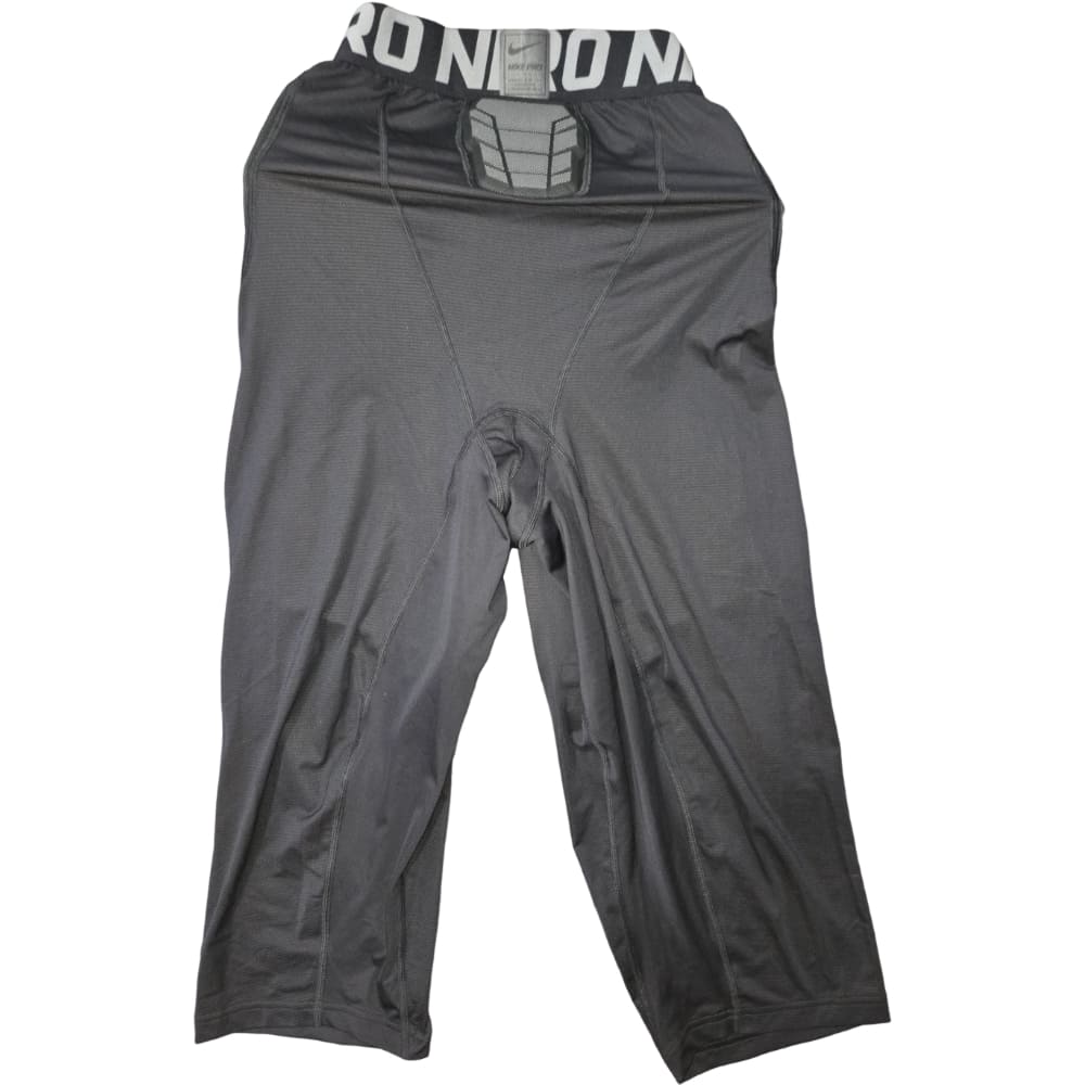 Playmaker Base: American Football Schutz Nike Pro Combat Hyperstrong Padded Compression Pants 5-Pocket Hose Schwarz Produktbild 2